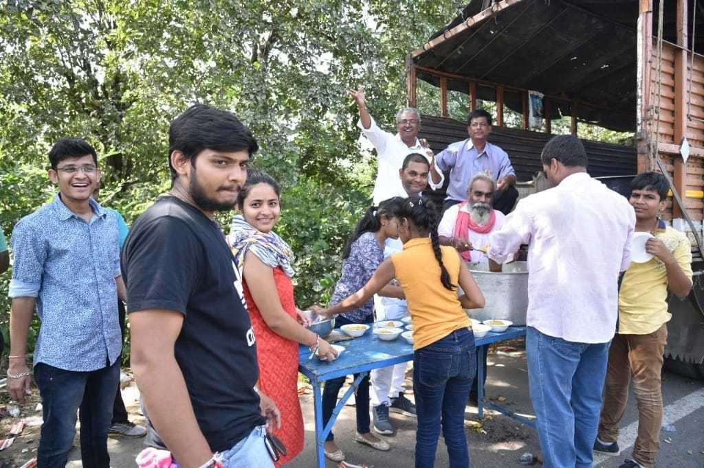 Serving from the truck